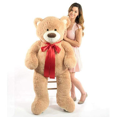 5 feet fluffy teddy bear